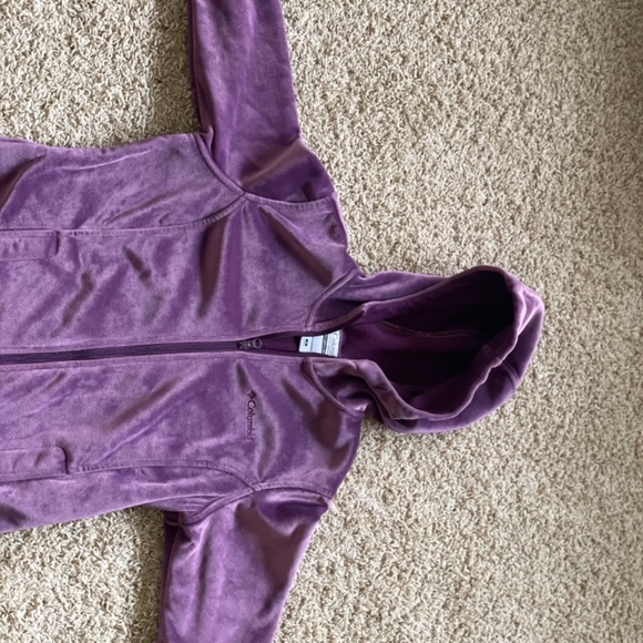 Columbia purple velvet jacket size S - Picture 2 of 4